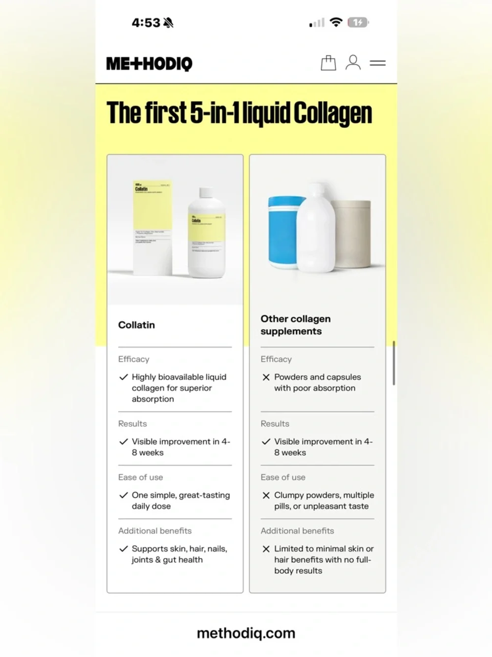 Daily Liquid Dermatologist Developed Collagen Supplement
